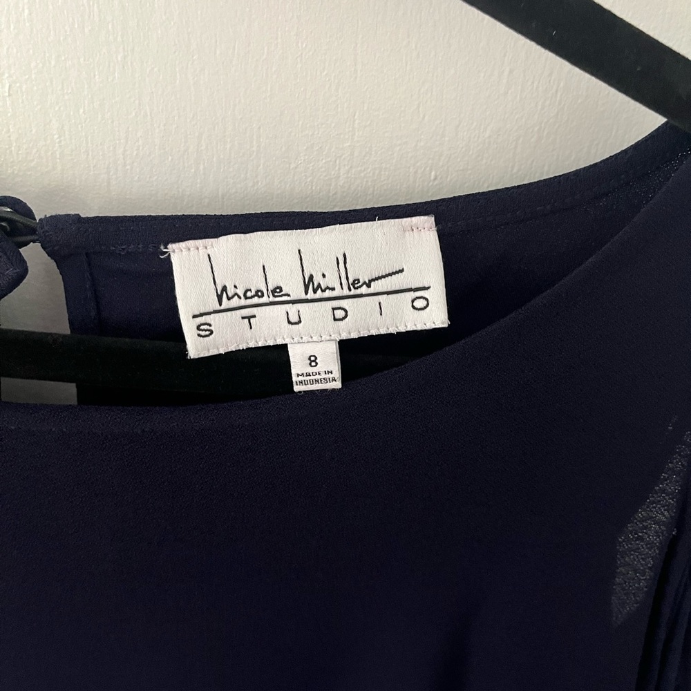 Nicole Miller Studio Navy Dress